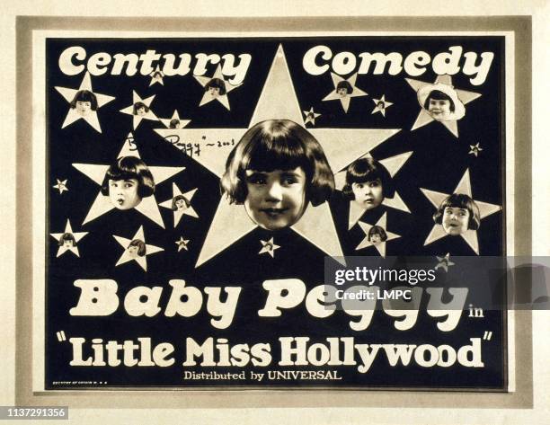 Little Miss Hollywood, lobbycard, Baby Peggy, 1923.