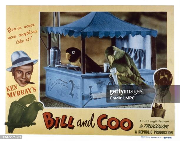 Bill And Coo, lobbycard, 1948.