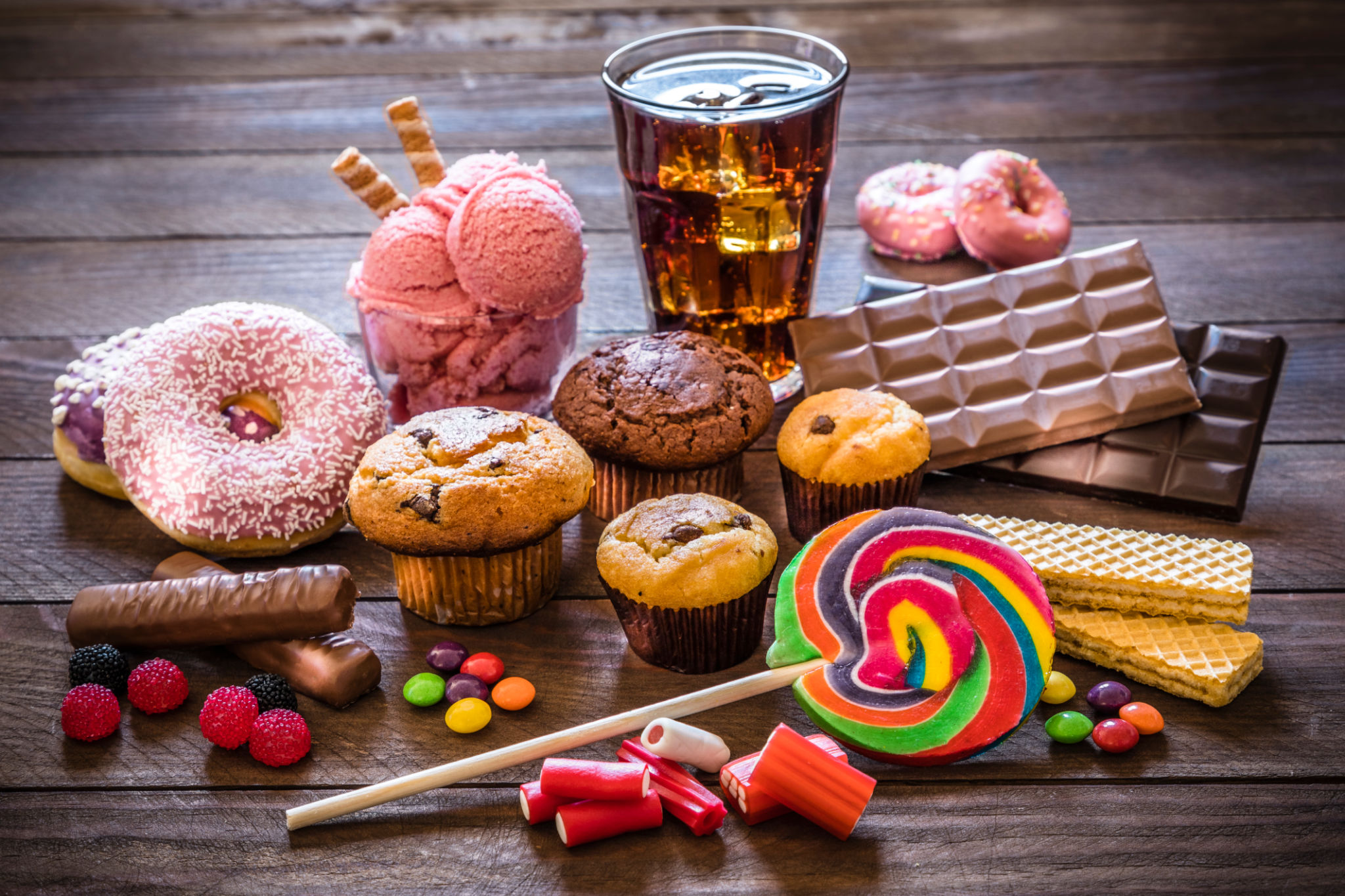 doughnuts and cake