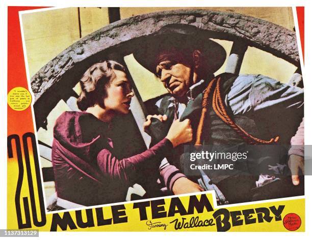 Mule Team, US lobbycard, from left: Marjorie Rambeau, Wallace Beery, 1940.