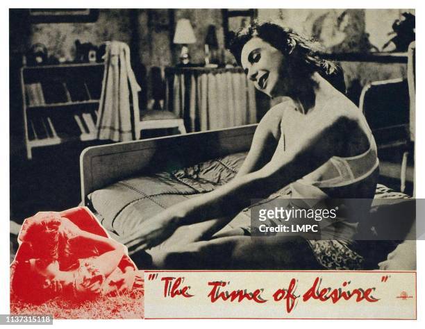 Time Of Desire, , US lobbycard, Margaretha Lowler, 1954.