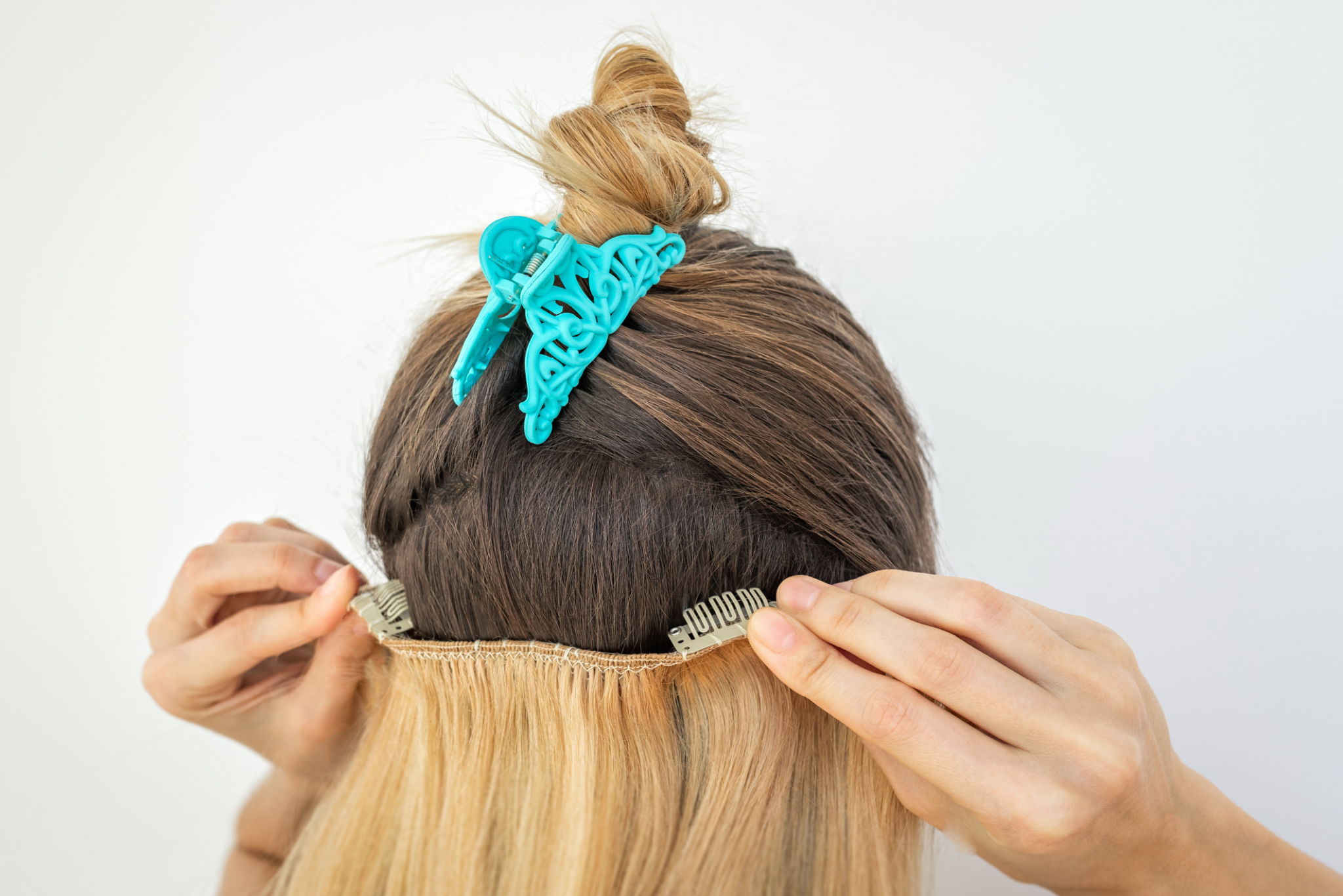clip-in hair extensions