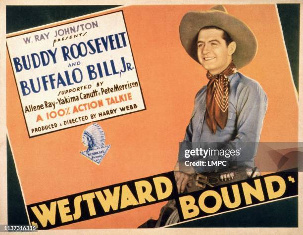 Westward Bound, poster, US poster, Jay Wilsey as Buffalo Bill Jr, 1930.