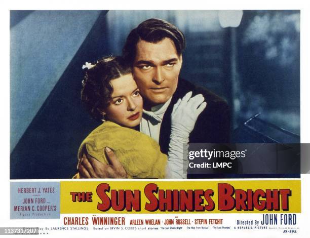 The Sun Shines Bright, US lobbycard, from left: Arleen Whelan, John Russell, 1953.