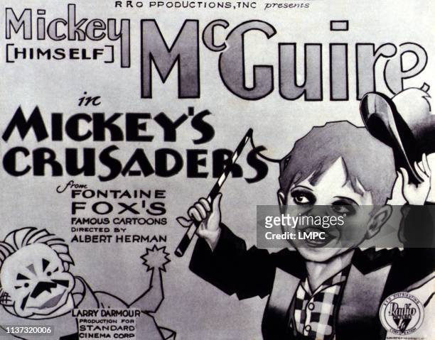 Mickey's Crusaders, poster, US poster, Mickey Rooney, 1931.