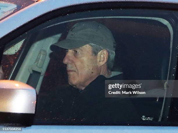 Special Counsel Robert Mueller arrives at his office on March 21, 2019 in Washington DC. It is expected that Mueller will soon complete his...