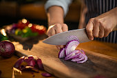 Cutting onions