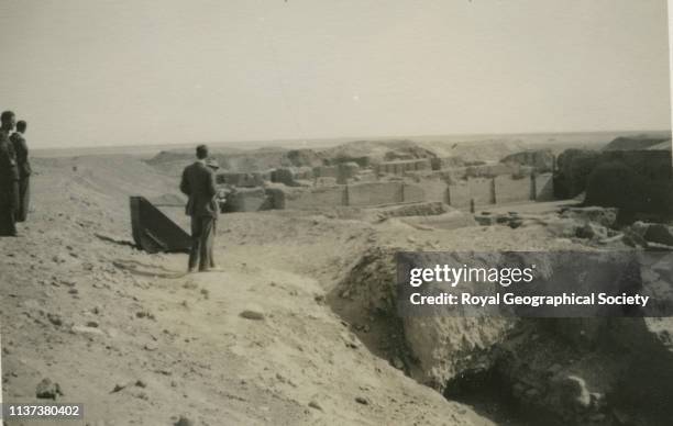 Ruins of Ur, Iraq. Artist George Rendel.