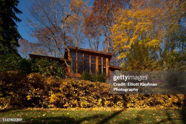 podell house - frank lloyd wright stock-fotos und bilder