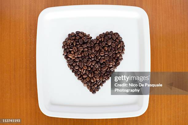 i love coffee - square plate stock pictures, royalty-free photos & images