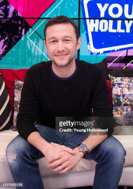 Joseph Gordon-Levitt visits the Young Hollywood Studio on March 21, 2019 in Los Angeles, California.