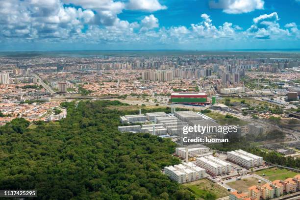 aracaju, hauptstadt des bundesstaates sergipe - sergipe stock-fotos und bilder