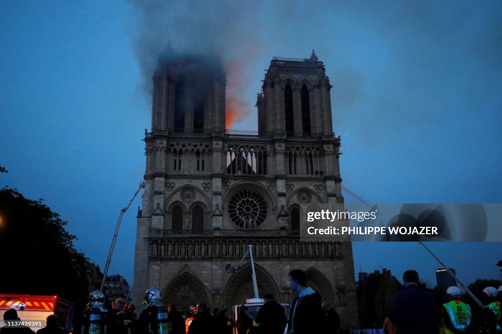 FRANCE-FIRE-NOTRE DAME