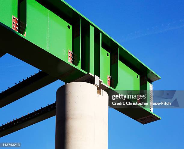 bridge column - girder stock pictures, royalty-free photos & images