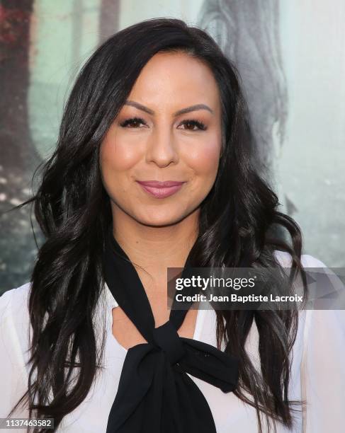 Anjelah Johnson attends the premiere of Warner Bros' 'The Curse Of La Llorona' at the Egyptian Theatre on April 15, 2019 in Hollywood, California.