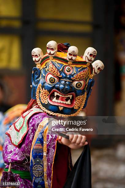 protective deity - bhutan stock pictures, royalty-free photos & images
