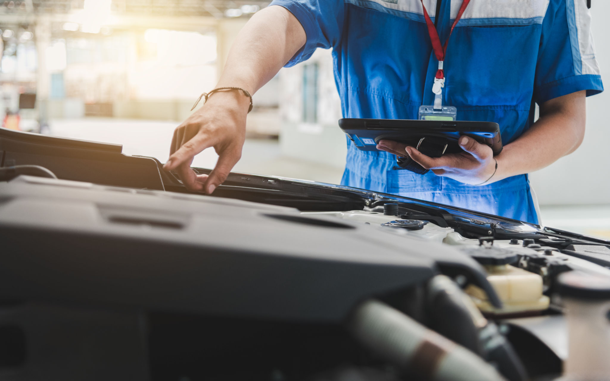 car mechanic inspection