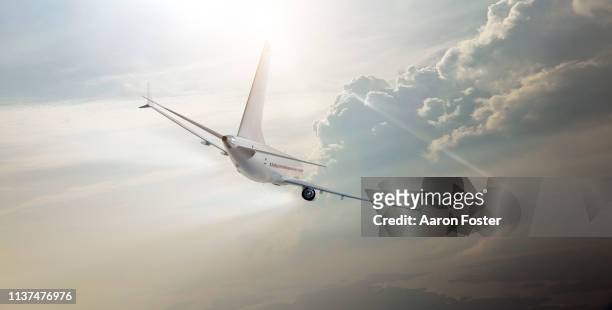 gerneric aircraft in flight - aircraft planes aaron foster stock pictures, royalty-free photos & images