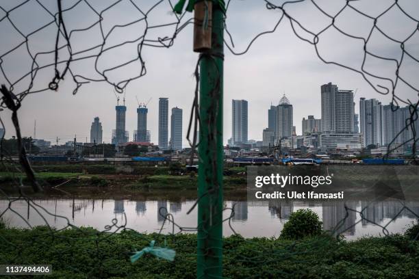 View of the Jakarta cityscape a day before the election on April 16, 2019 in Jakarta, Indonesia. Indonesia's general elections will be held on April...