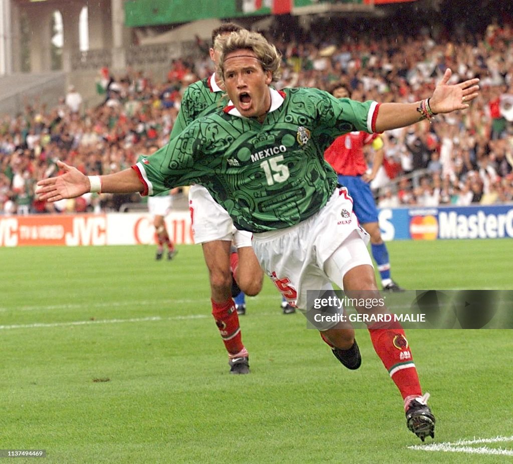 Luis Hernandez Mexico Kit 1998 Camiseta Retail M Xico 1998 Local