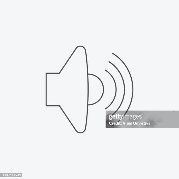 ilustrações, clipart, desenhos animados e ícones de volume máx. ícone do altofalante - volume knob