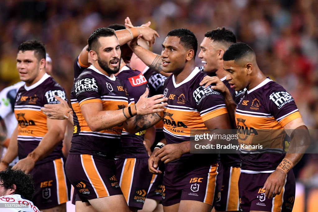 NRL Rd 2 - Broncos v Cowboys