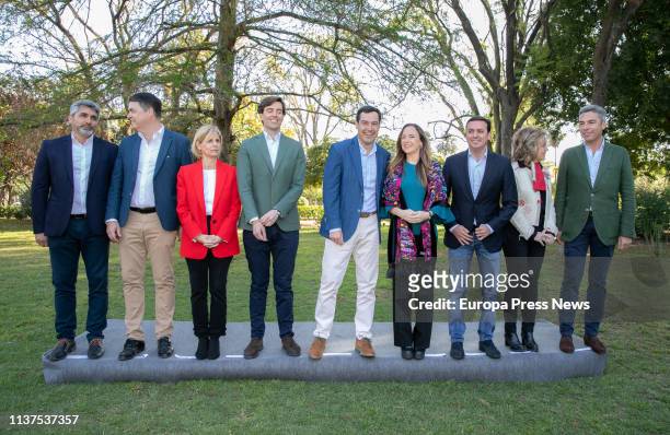 The lead candidates of the Popular Party of each Andalusian province to the Parliament for the next general elections, that will be held on April...