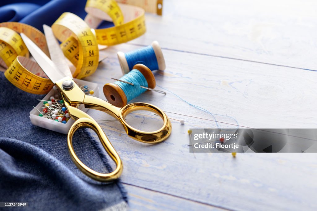 Textile: Sewing Items Still Life