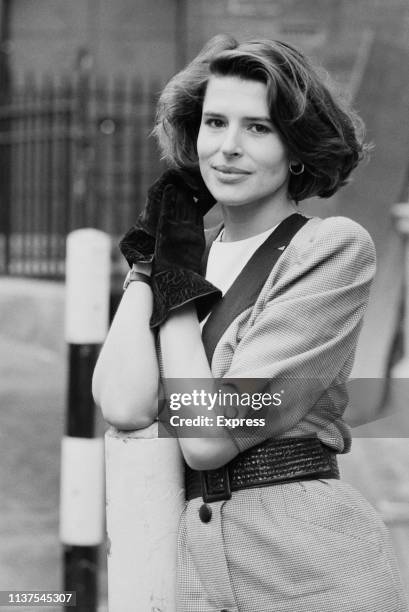 French actress Fanny Ardant, UK, 17th November 1983.