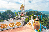 Temple of the Tiger Cave's mountain in Krabi, Thailand