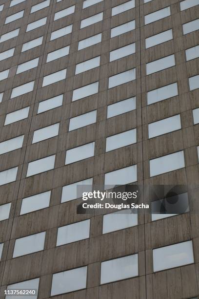 Window Sub Frame High Rise Building Full Frame Of Facade And Windows On A High Rise Building High-Res Stock ...