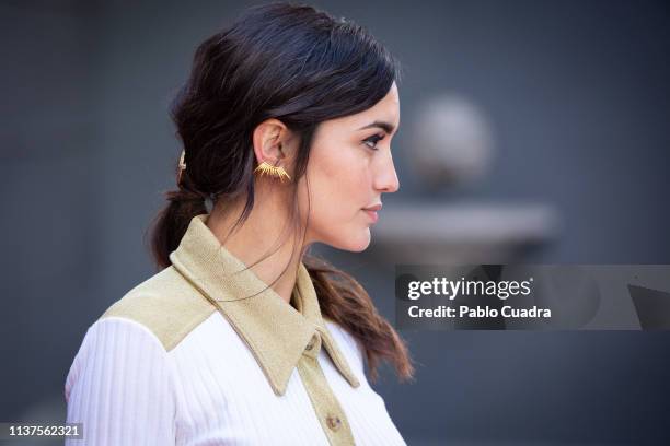 Actress Megan Montaner attends the 'La Caza. Monteperdido' photocall on March 22, 2019 in Madrid, Spain.