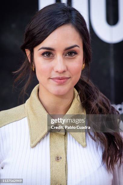 Actress Megan Montaner attends the 'La Caza. Monteperdido' photocall on March 22, 2019 in Madrid, Spain.