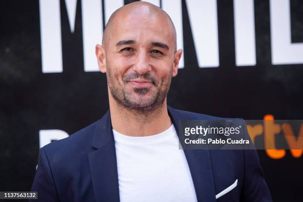 Actor Alain Hernandez attends the 'La Caza. Monteperdido' photocall on March 22, 2019 in Madrid, Spain.