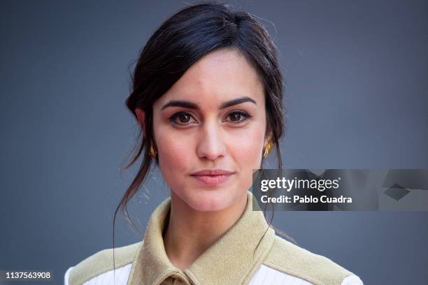 Actress Megan Montaner attends the 'La Caza. Monteperdido' photocall on March 22, 2019 in Madrid, Spain.