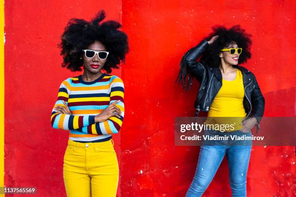 women in color - curly red hair glasses stock pictures, royalty-free photos & images