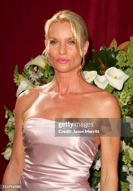 Nicollette Sheridan during 57th Annual Primetime Emmy Awards - Arrivals at The Shrine in Los Angeles, California, United States.