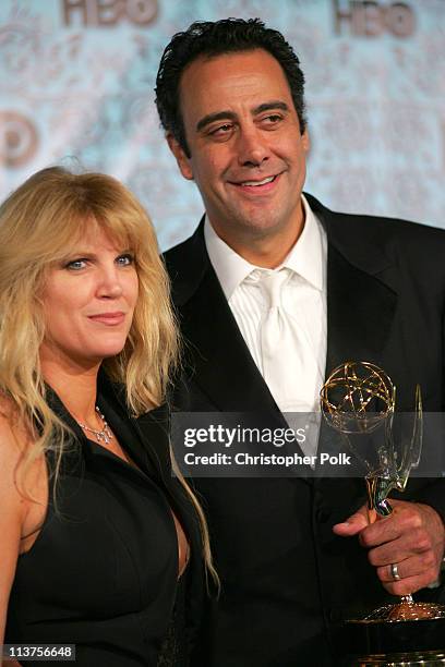 Brad Garrett and wife Jill Diven during 57th Annual Primetime Emmy Awards - HBO After Party at Pacific Design Center in West Hollywood, California,...