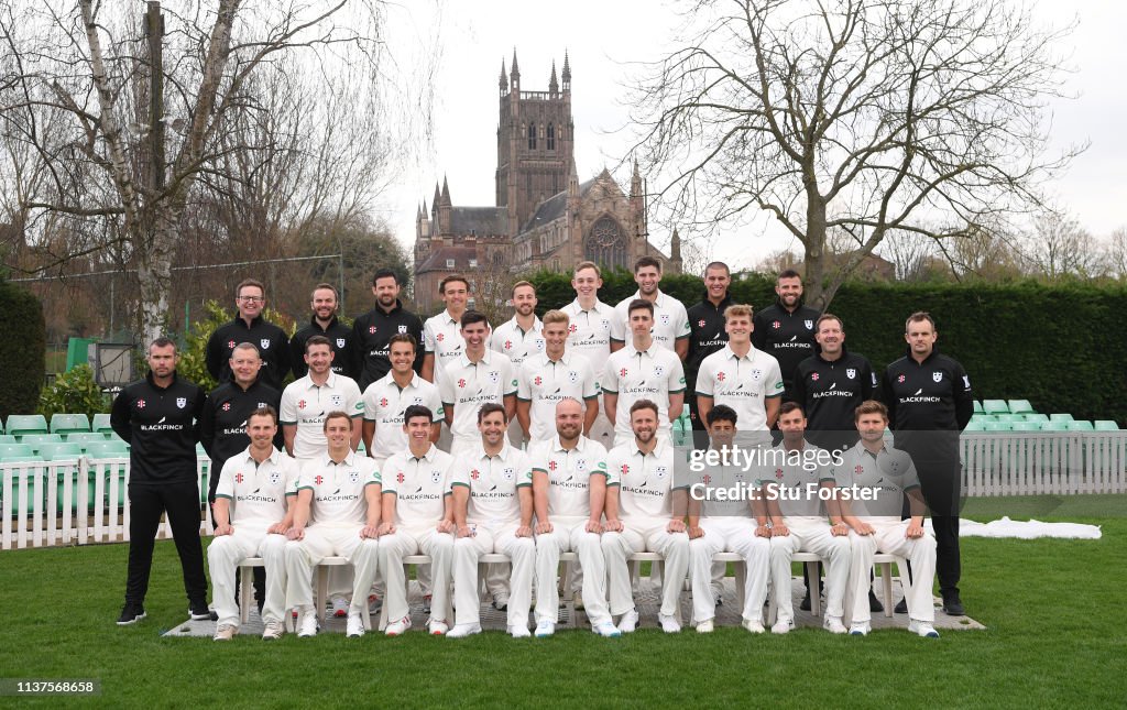 Worcestershire CCC Photocall 2019