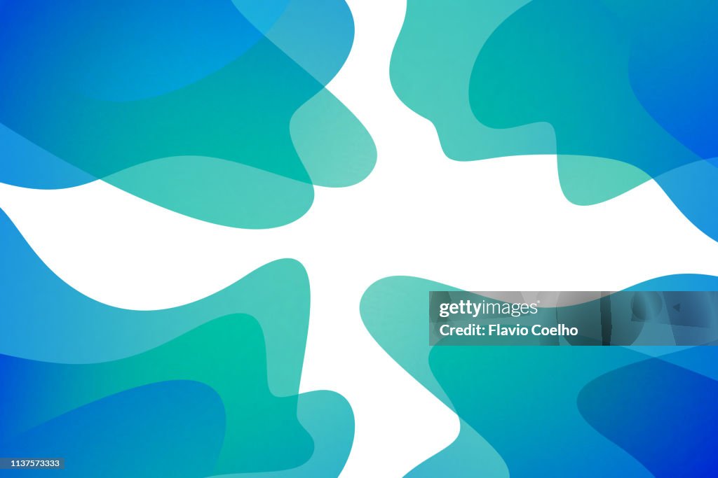 Fluid liquid design mixing and flowing horizontally