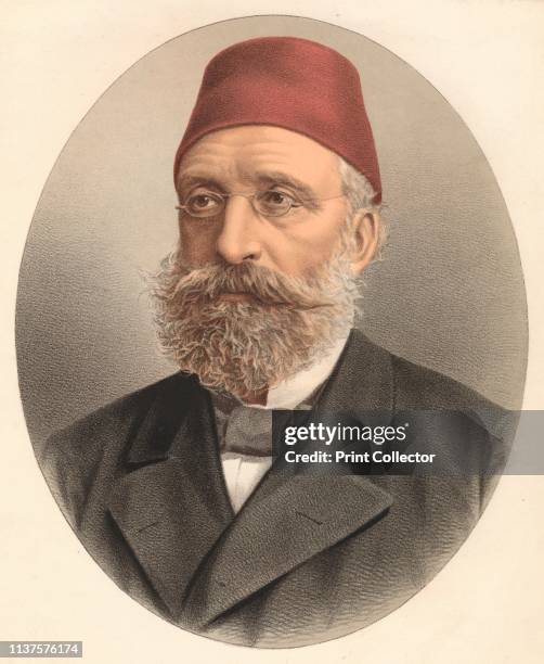 Midhat Pasha', . Portrait of Ahmed Sefik Midhat Pasha , leading Ottoman statesmen during the late Tanzimat era . He is most famous for leading the...