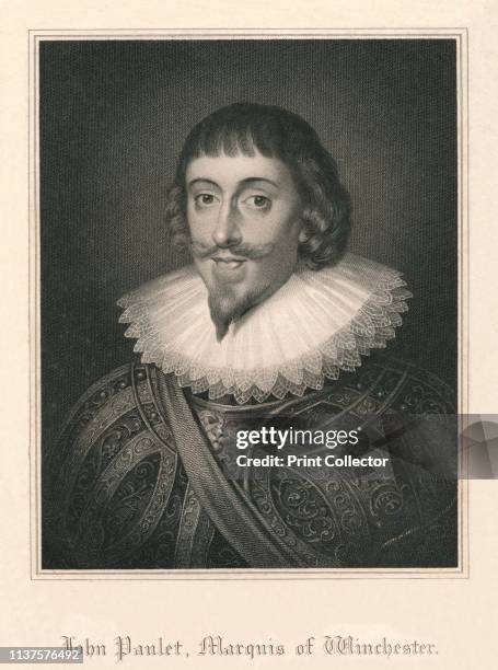 John Paulet, Marquis of Winchester', . Portrait of English royalist John Paulet, 5th Marquess of Winchester who supported King Charles I during the...