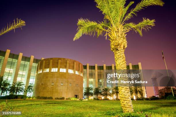 national library of kuwait in kuwait city - kuwait landscape stock pictures, royalty-free photos & images