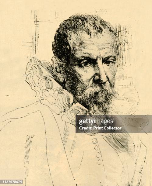 Portrait of Peter Bruegel', 1883.Pieter Bruegel the Elder was the most significant artist of Dutch and Flemish Renaissance painting, a painter and...