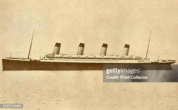 The 'Olympic' (White Star Line) At Sea The 'Olympic' (White Star Line) At Sea