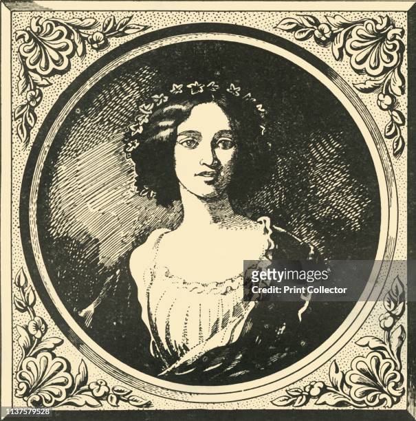 Mrs Gladstone in 1857', . Portrait of Catherine Gladstone, wife of British Liberal politician William Ewart Gladstone. Catherine Glynne married...