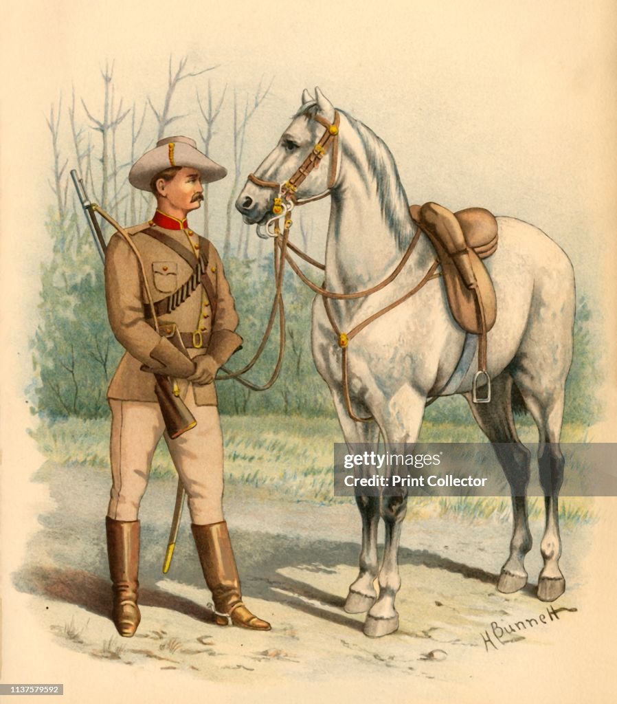 Victorian Rfle Victorian Mounted Rifles', 1890. From