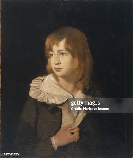 John Parry Jnr, c1787-188. The sitter was the son of the painter William Parry and the grandson of the blind harpist John Parry . Probably painted...