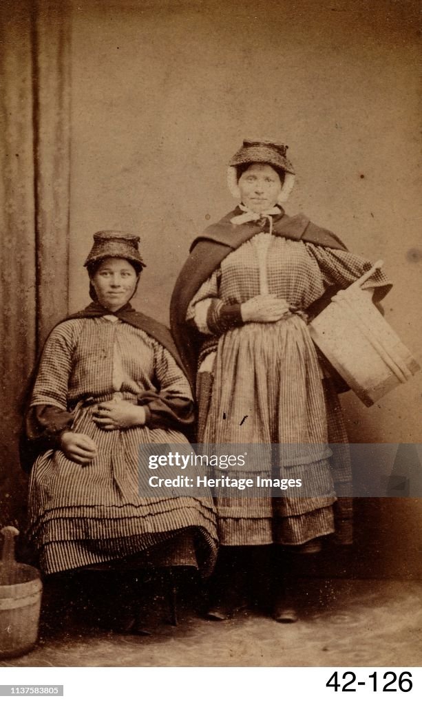 Two Welsh Cockle Girls