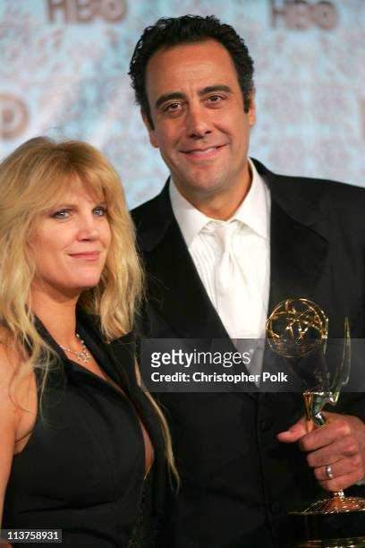 Brad Garrett and wife Jill Diven during 57th Annual Primetime Emmy Awards - HBO After Party at Pacific Design Center in West Hollywood, California,...